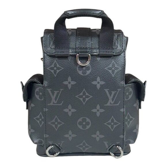 LOUIS VUITTON Shoulder Bag M82769 Monogram Eclipse Nano Christopher used - Picture 3 of 8